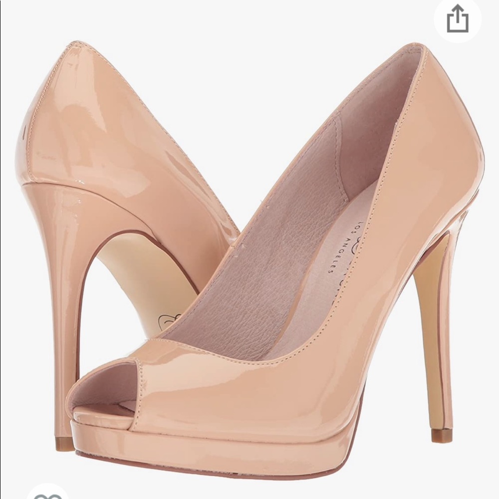 Chinese Laundry Tan Patent Heels